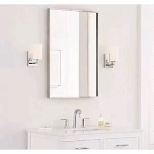 2pk - Generation Lighting 4124601-05 Alturas One Light Wall/Bath Sconce, Chrome